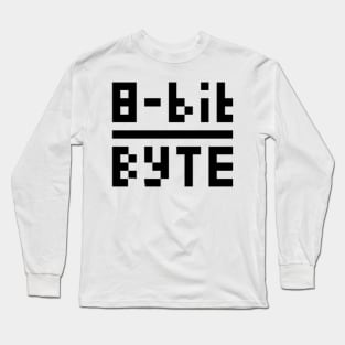 8-bit/byte Long Sleeve T-Shirt